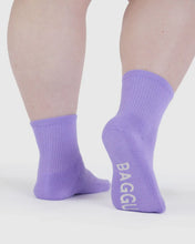 Load image into Gallery viewer, Ribbed Sock - Wisteria (Lilac)