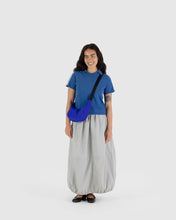 Load image into Gallery viewer, Small Nylon Crescent Bag, Lapis