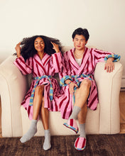 Load image into Gallery viewer, Magnolia Stripe Bathrobe