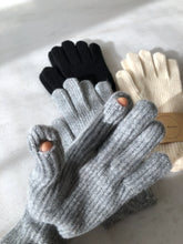 Load image into Gallery viewer, Fuzzy Wool Touch Screen Gloves, Forest Green