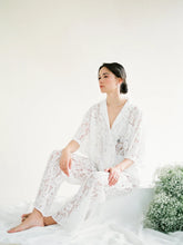 Load image into Gallery viewer, LAST ONE! Lace Romeo Button Down