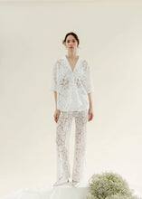 Load image into Gallery viewer, LAST ONE! Lace Romeo Button Down