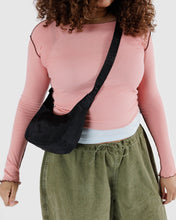 Load image into Gallery viewer, Small Nylon Crescent Bag, Black