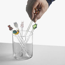 Load image into Gallery viewer, Glass Spoon Set: Frog/Snail