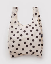 Load image into Gallery viewer, Cream and Black Polka Dot Baggu
