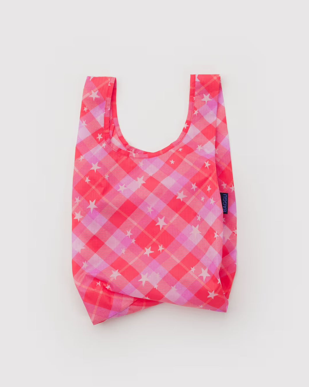 Pink Plaid Stars Baby Baggu