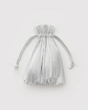 Load image into Gallery viewer, Pleated Baggu - Chrome Metallic
