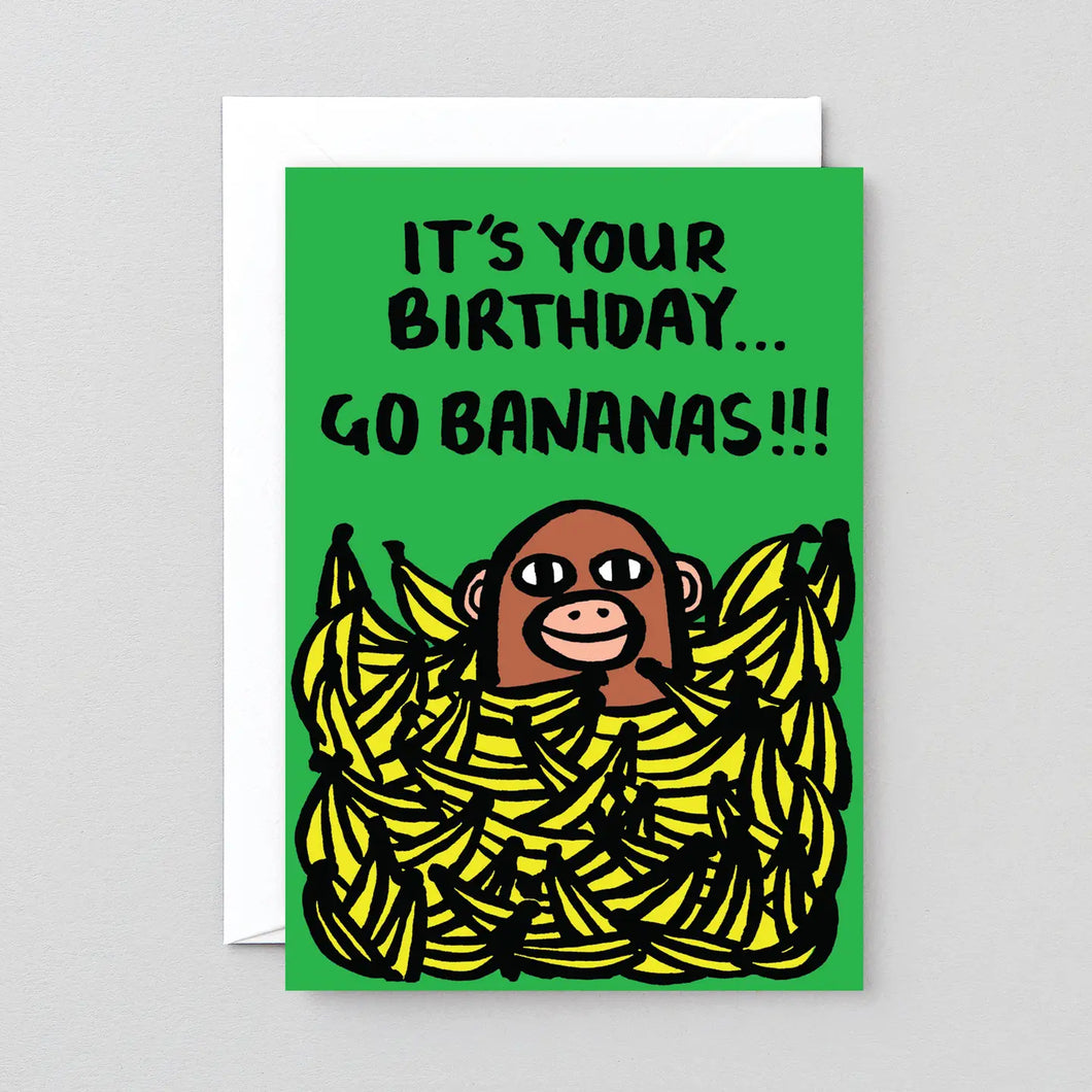 Go Bananas Birthday Card