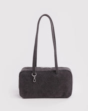 Load image into Gallery viewer, Denim Bowler Bag - Washed Black Denim
