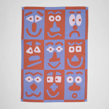 Load image into Gallery viewer, Making Faces Cotton Tea Towel
