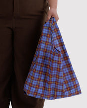 Load image into Gallery viewer, Blue Tartan Baggu
