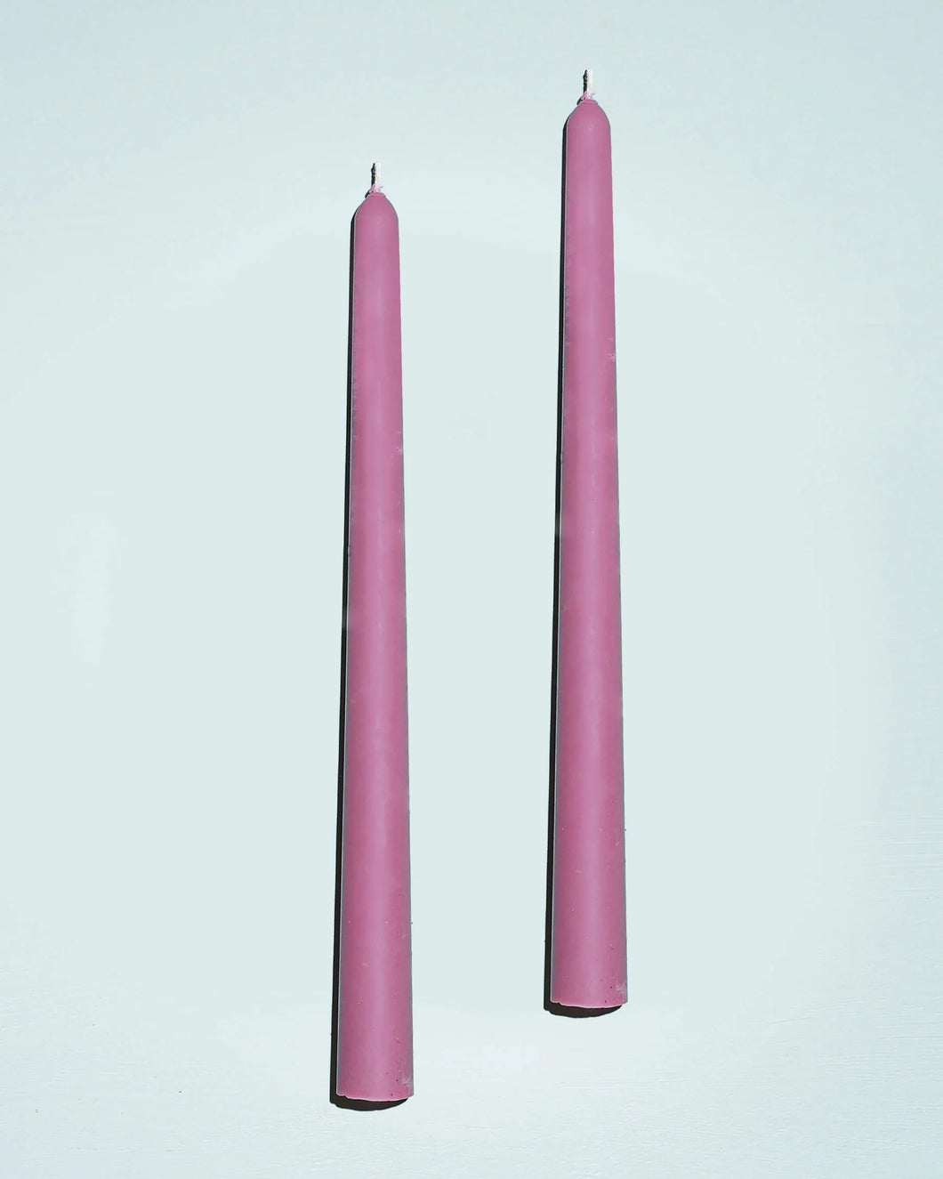 Beeswax/Soy Taper Candles (Blush)