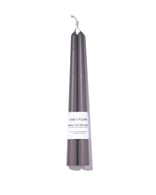 Load image into Gallery viewer, Beeswax/Soy Taper Candles (Charcoal)
