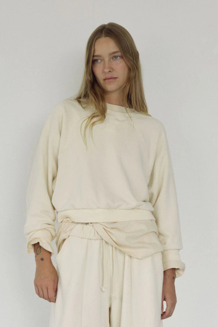 The Raglan, Cream – Violets