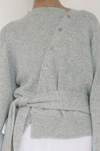 Load image into Gallery viewer, The Asymmetric Cashmere Knit, Grey

