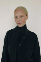 Load image into Gallery viewer, The Asymmetric Cashmere Knit, Black
