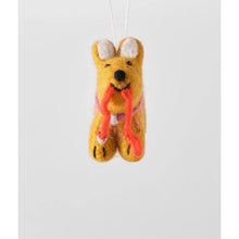 Load image into Gallery viewer, Ginger the Dog Felt Ornament
