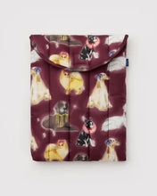 Load image into Gallery viewer, Puffy Laptop Sleeve, Fancy Dogs
