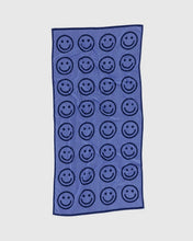 Load image into Gallery viewer, Bath Towel, Blue Happy
