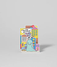 Load image into Gallery viewer, Mega Monsters Birthday Fold Out Card
