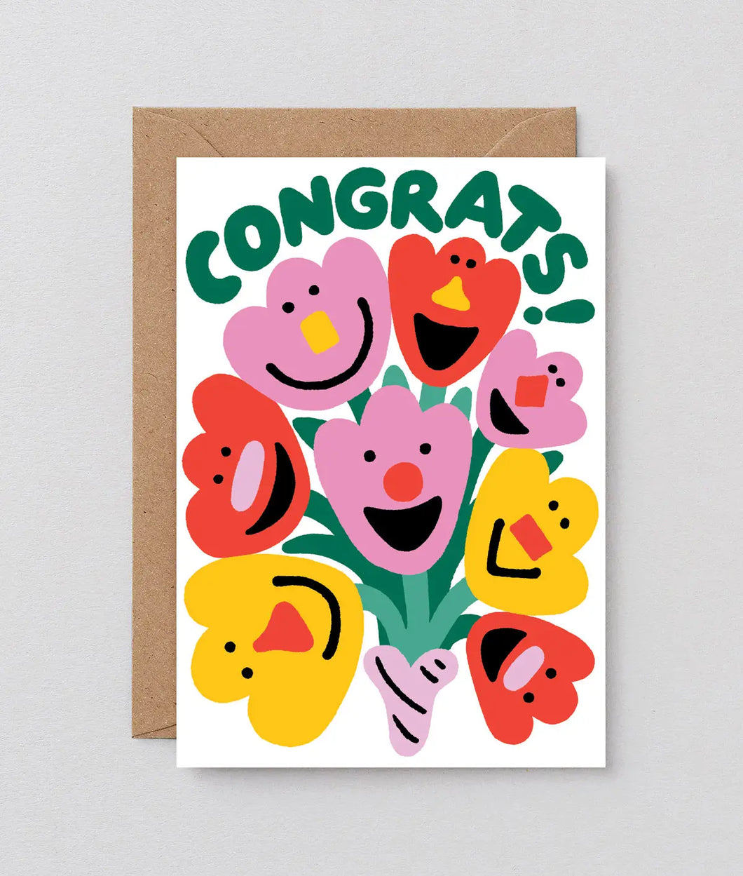 Congrats Flowers Card