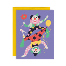 Load image into Gallery viewer, Clowns Greeting Card
