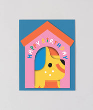 Load image into Gallery viewer, Birthday Dog Fold Out Card
