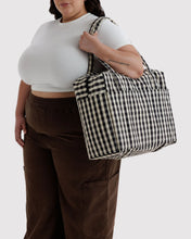 Load image into Gallery viewer, Cloud Carry-On, Black and Cream Gingham

