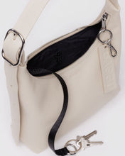 Load image into Gallery viewer, Mini Recycled Leather Shoulder Bag, Stone
