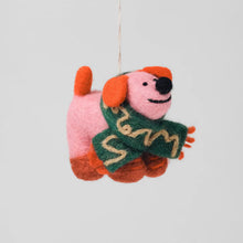 Load image into Gallery viewer, Flip the Dog Felt Ornament
