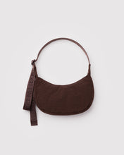 Load image into Gallery viewer, Small Nylon Crescent Bag, Coffee

