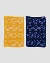 Load image into Gallery viewer, Hand Towel Set of 2, Happy Blue Marigold
