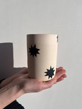 Load image into Gallery viewer, Star Vase - Black Satin
