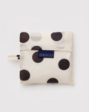 Load image into Gallery viewer, Cream and Black Polka Dot Baggu
