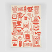 Load image into Gallery viewer, Coffee Time Cotton Tea Towel
