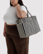Load image into Gallery viewer, Small Cloud Carry-On, Black And Cream Gingham
