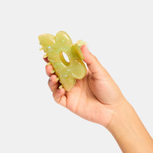Load image into Gallery viewer, Flower Claw in Jade Swirl
