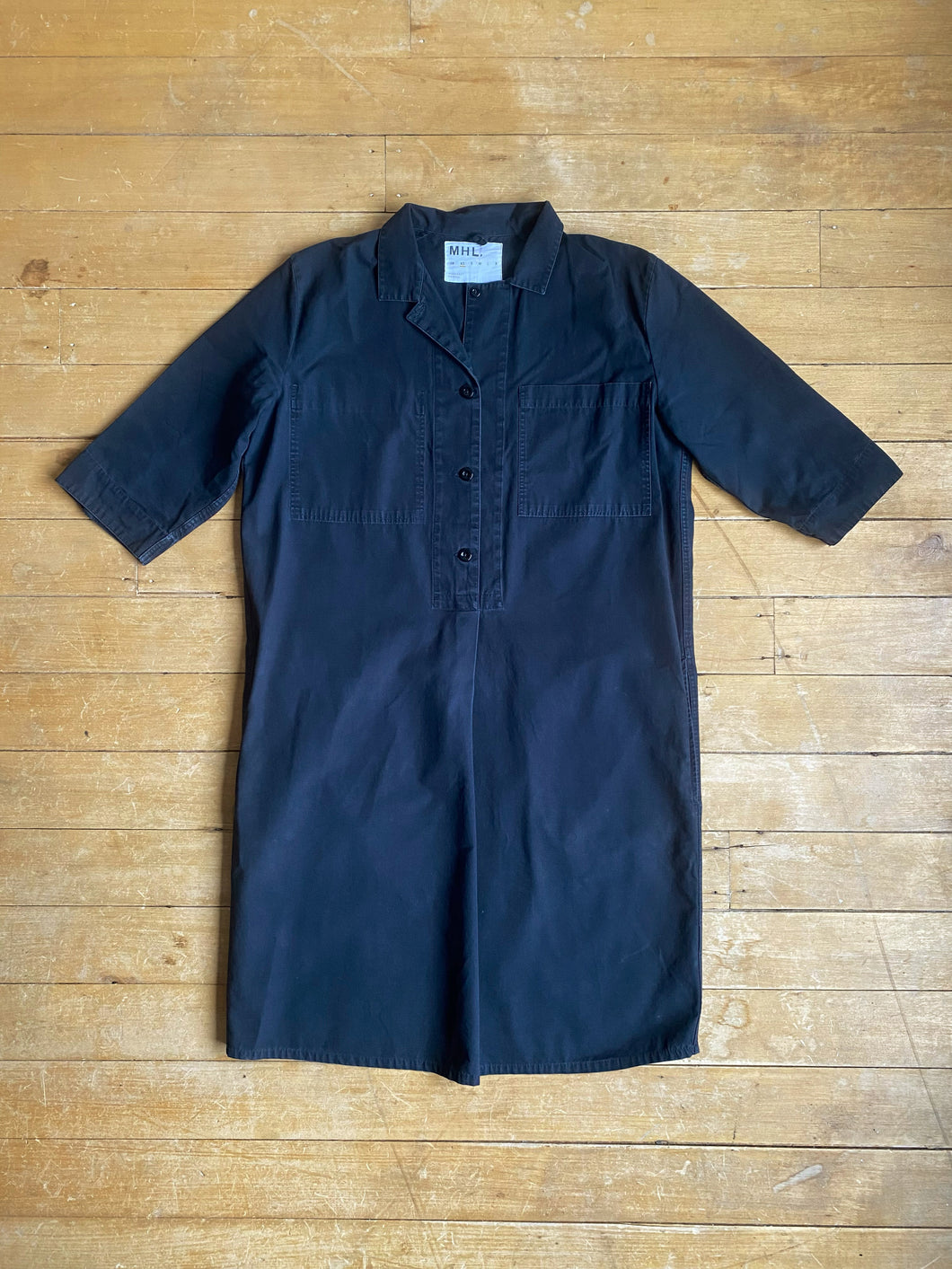 MHL Margaret Howell Navy Cotton Dress (xs-s)