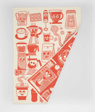 Load image into Gallery viewer, Coffee Time Cotton Tea Towel
