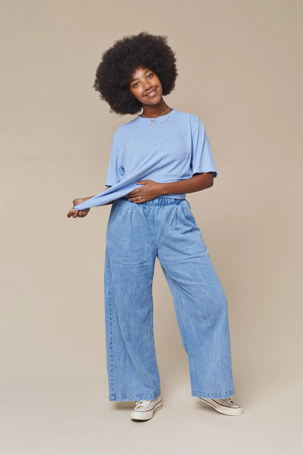 Disco Pant, Light Denim