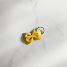 Load image into Gallery viewer, Farfalle Leather Pasta Keychain
