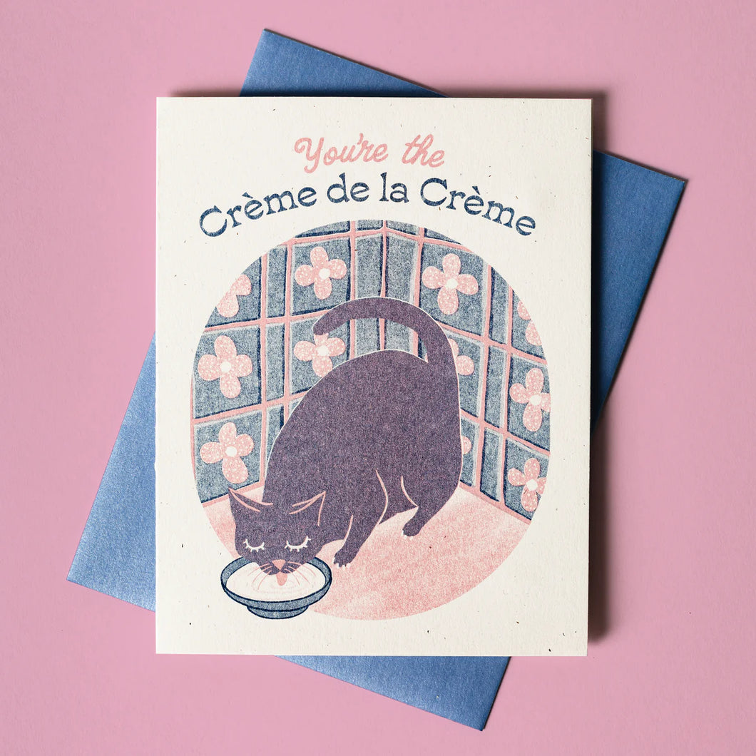 Crème de la Crème Risograph Card