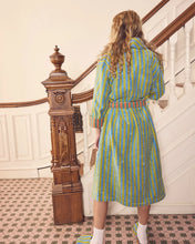 Load image into Gallery viewer, Grasshopper Stripe Bathrobe
