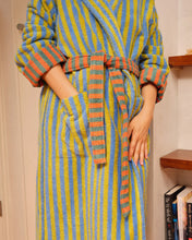 Load image into Gallery viewer, Grasshopper Stripe Bathrobe
