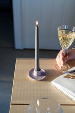 Load image into Gallery viewer, Beeswax/Soy Taper Candles (Charcoal)
