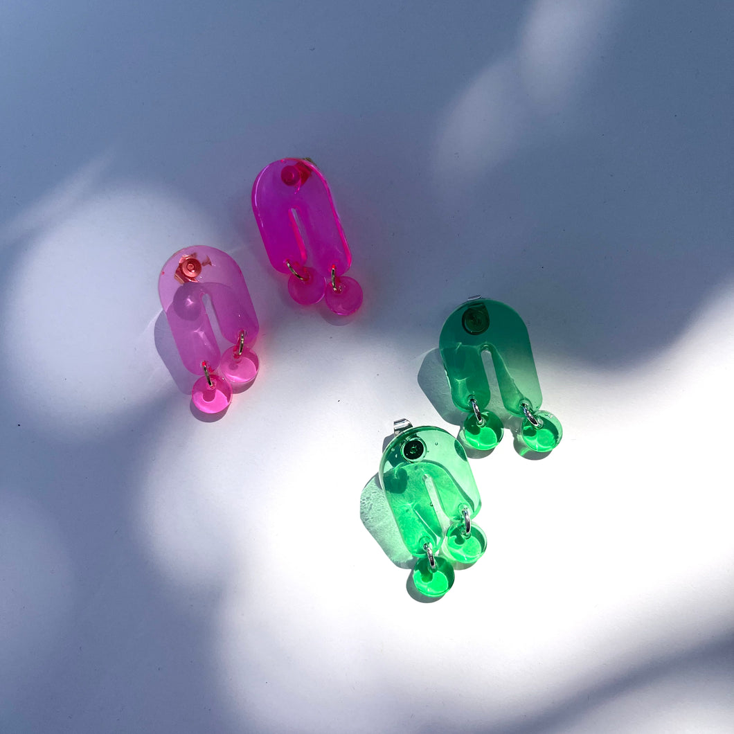 Little Chandelier Resin Earrings