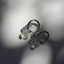 Load image into Gallery viewer, Glass Flower Earrings (Assorted Colours)
