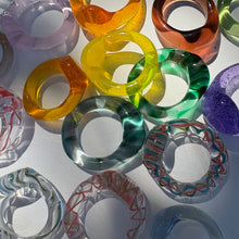 Load image into Gallery viewer, Glass Ring (Assorted Colours)
