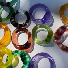 Load image into Gallery viewer, Glass Ring (Assorted Colours)
