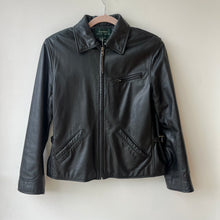 Load image into Gallery viewer, Early 2000s Ralph Lauren leather jacket (medium)
